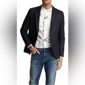 John Varvatos Navy Blazer